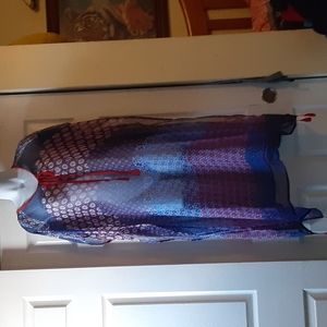 LULA MULTI COLOR FLORAL SWIMSUIT COVER.  SIZE SMALL/MEDIUM